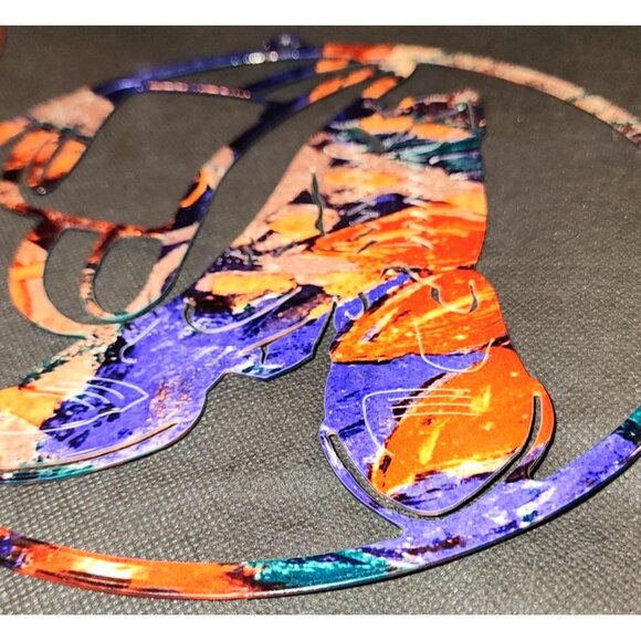 Western-Themed Metal Wall Art Set With Horse Cowboy Boot Designs NEW 8" - Picture 5 of 10